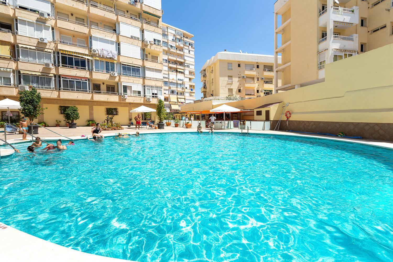 Ver621 - Estudio Con Vistas Al Mar, Wifi, Piscina, Centro A 100 Metros, Playa A 600 Metros 토레몰리노스 외부 사진